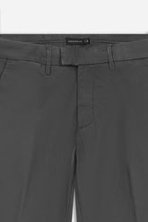 PANTALONE CHINO RASO GRIGIO SCURO